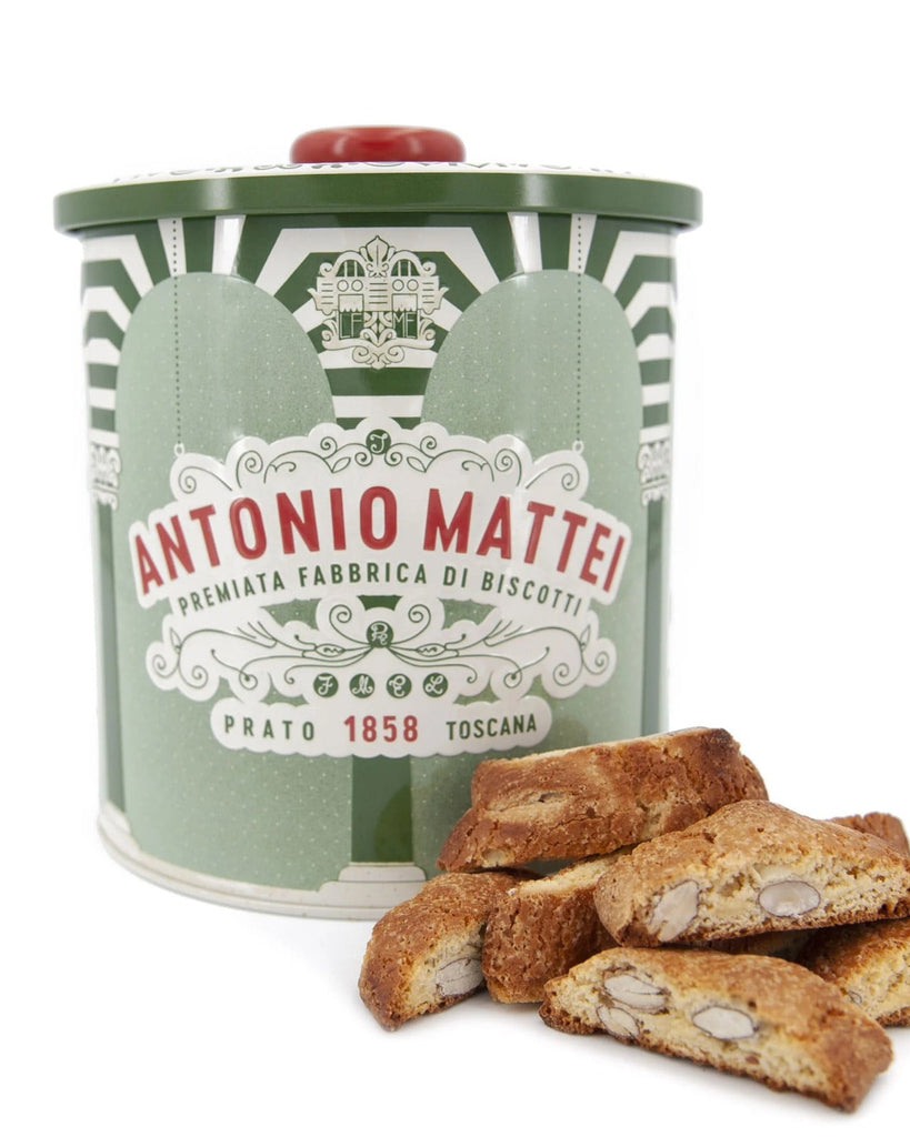 Mattei - Red & Green Special Edition Tin Biscotti di Prato (500g)