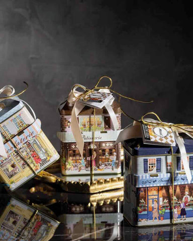 Muzzi  - Vintage Shop Metal Tin (150g Assorted Biscuits)